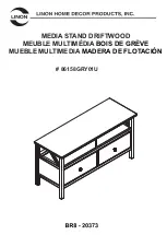 Предварительный просмотр 1 страницы Linon 86158GRY01U Assembly Instructions Manual