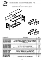 Предварительный просмотр 4 страницы Linon 86158GRY01U Assembly Instructions Manual