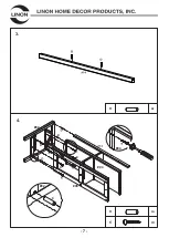 Предварительный просмотр 7 страницы Linon 86158GRY01U Assembly Instructions Manual