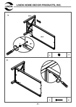 Предварительный просмотр 6 страницы Linon 86166BLK01U Manual