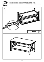 Предварительный просмотр 9 страницы Linon 86166BLK01U Manual