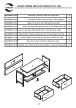 Предварительный просмотр 4 страницы Linon 862262BLK01U Assembly Instructions Manual