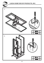 Предварительный просмотр 6 страницы Linon 862262BLK01U Assembly Instructions Manual