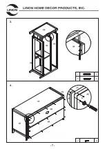 Предварительный просмотр 7 страницы Linon 862262BLK01U Assembly Instructions Manual