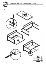 Предварительный просмотр 8 страницы Linon 862262BLK01U Assembly Instructions Manual