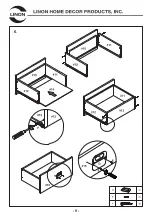 Предварительный просмотр 9 страницы Linon 862262BLK01U Assembly Instructions Manual