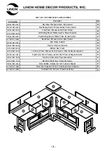 Предварительный просмотр 3 страницы Linon 90311NATWHT01U Assembly Instructions Manual