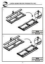 Предварительный просмотр 6 страницы Linon 90311NATWHT01U Assembly Instructions Manual