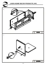 Предварительный просмотр 8 страницы Linon 90311NATWHT01U Assembly Instructions Manual