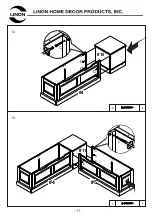 Предварительный просмотр 11 страницы Linon 90311NATWHT01U Assembly Instructions Manual