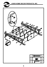 Предварительный просмотр 6 страницы Linon 980191BLK01 Manual