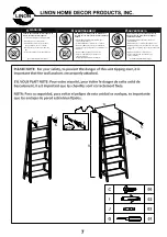 Предварительный просмотр 7 страницы Linon 980191BLK01 Manual