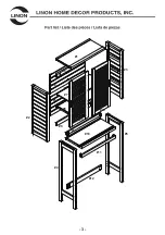Предварительный просмотр 3 страницы Linon 980211NAT01U Manual