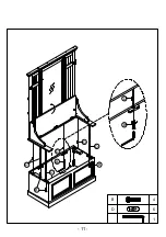 Предварительный просмотр 11 страницы Linon ACACIA HALL TREE 865301ACA01U Assembly Instructions Manual