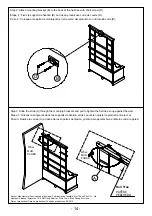 Предварительный просмотр 14 страницы Linon ACACIA HALL TREE 865301ACA01U Assembly Instructions Manual