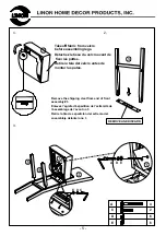 Preview for 5 page of Linon AGEAN BLUE 14054BLU01U Manual