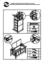 Предварительный просмотр 7 страницы Linon HALL TREE 84017WALC-01-KD-U Assembly Instructions Manual