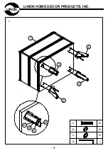Предварительный просмотр 5 страницы Linon HLC - 20167 Manual