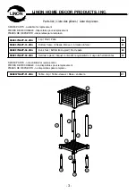 Предварительный просмотр 3 страницы Linon HOA-20146 Manual