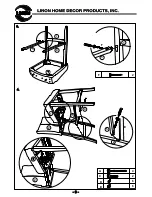 Предварительный просмотр 6 страницы Linon LAVA 0225LAV01U Assembly Instruction Manual