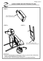 Предварительный просмотр 4 страницы Linon Monaco 0217RED-01-KD-U Assembly Instructions Manual