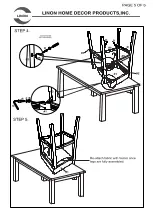 Предварительный просмотр 5 страницы Linon Monaco 0217RED-01-KD-U Assembly Instructions Manual