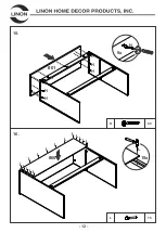 Предварительный просмотр 12 страницы Linon RUDY 98939GRY01U Assembly Instructions Manual