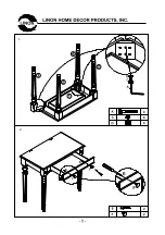 Предварительный просмотр 5 страницы Linon V38-92505 Manual