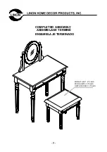 Предварительный просмотр 8 страницы Linon V38-92505 Manual