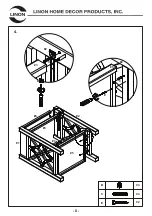 Preview for 8 page of Linon WILLIAMS 826300AWHT01U Manual