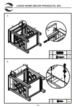 Preview for 9 page of Linon WILLIAMS 826300AWHT01U Manual