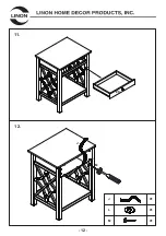Preview for 12 page of Linon WILLIAMS 826300AWHT01U Manual
