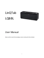 Preview for 1 page of LinQTab LQBBL User Manual