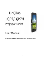 LinQTab LQP7 User Manual предпросмотр