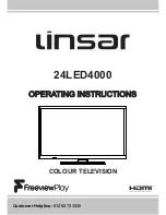 Linsar 24LED4000 Operating Instructions Manual предпросмотр