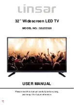 Предварительный просмотр 1 страницы Linsar 32LED320 User Manual