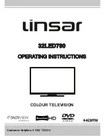 Предварительный просмотр 1 страницы Linsar 32LED700 Operating Instructions Manual