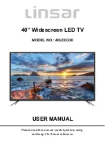 Предварительный просмотр 1 страницы Linsar 40LED320 User Manual