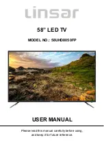 Linsar 58UHD8050FP User Manual preview