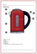 Предварительный просмотр 6 страницы Linsar VT869RED User Manual