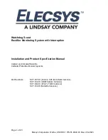 Linsay ELECSYS SCT-N3 Series Installation And Product Manual предпросмотр