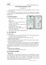 LINSHANG LS110 User Manual предпросмотр