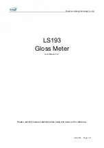 LINSHANG LS193 User Manual предпросмотр