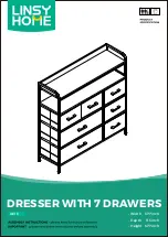 Предварительный просмотр 1 страницы LINSY HOME DRESSER WITH 7 DRAWERS AE1E Assembly Instructions Manual