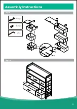 Предварительный просмотр 8 страницы LINSY HOME DRESSER WITH 7 DRAWERS AE1E Assembly Instructions Manual