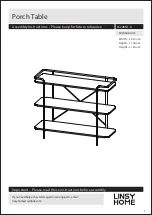 Предварительный просмотр 1 страницы LINSY HOME LS208N1-A Assembly Instructions Manual