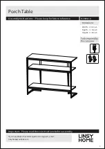 LINSY HOME LS208N2-A Assembly Instructions Manual предпросмотр