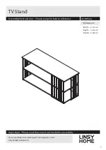 LINSY HOME LS209M2-A Assembly Instructions Manual предпросмотр