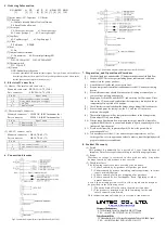 Preview for 2 page of Lintec VU-0430N Series Instruction Manual