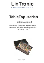 Предварительный просмотр 1 страницы LinTronic TableTop Series Manual